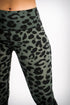 Leopard Love premium 7/8 leggings, grey